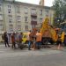 Затори у Тернополі: В центрі міста провалився асфальт (Відео)