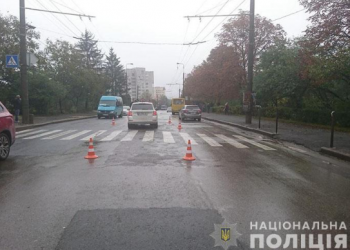 У Тернополі на пішохідному переході “Шкода” збила дитину (Фото)
