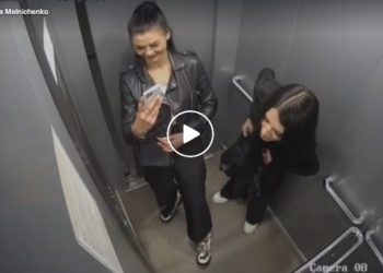 У Тернополі дві кралі обхаркали ліфт (Відео)