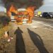 5 хвилин і авто нема: біля Тернополя згорів автомобіль (Фото)