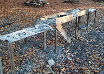 У Тернополі вандали знищили місце відпочинку