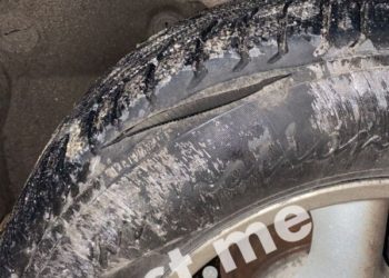 У Тернополі порізали колеса через паркомісце (Фото)