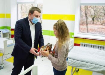 В обласній комунальній дитячій лікарні триває ремонт реанімаційного відділення