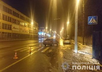 У Тернополі водій на переході збив жінку (Фото)
