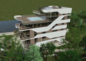 Замість колишнього кафе “Назарія” у парку Тернополя зведуть шестиповерхову будівлю (Відео)