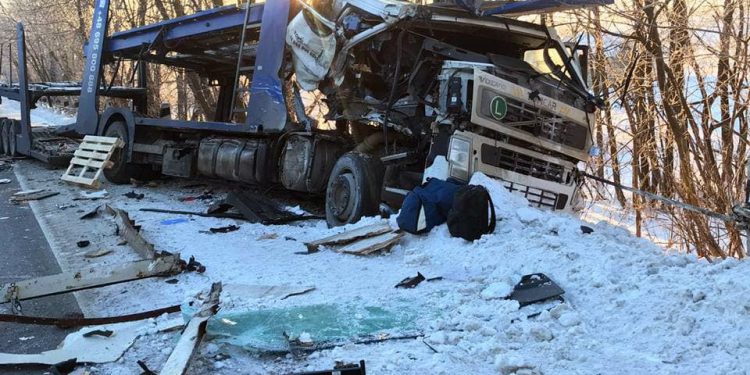 На Тернопільщині зіткнулися дві вантажівки (Фото)