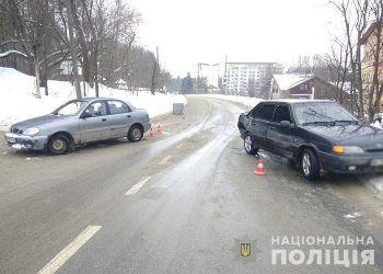У Тернополі ДТП за участю трьох авто і пішохода (Фото)