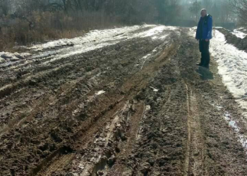 Дорогу знищив сніг: в мережі показали місиво між селами Лановецького району (Фото)