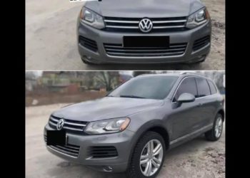 У Тернополі на світанку викрали “Фольксваген Туарег” (Фото)