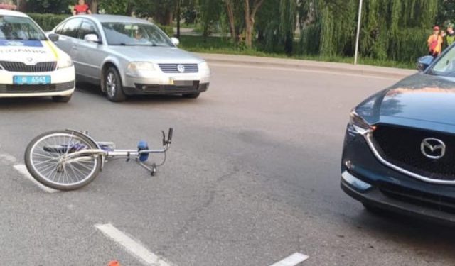 У Тернополі збили велосипедиста (Фото)