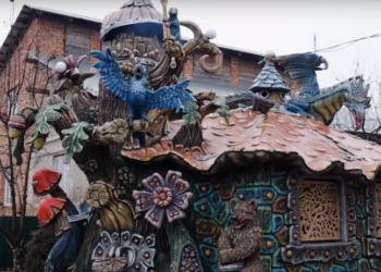 Побачене дивує: сім’я із Тернопільщини створює казкові скульптури (Відео)