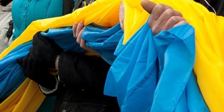 «УДАР Віталія Кличка» організовував флешмоб до Дня Соборності України