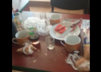 Працівники Держпродспоживслужби Чорткова влаштували гулянку в робочий час (Відео)