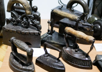 Колекцію прасок демонструють в одному з музеїв Тернопільщини. ФОТО