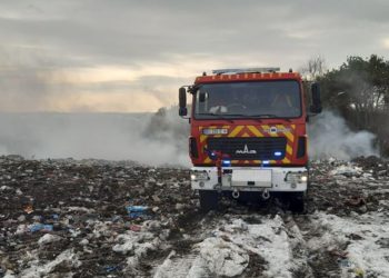 На Тернопільщині горіло сміттєзвалище
