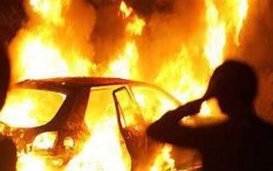 На Тернопільщині згорів легковий автомобіль