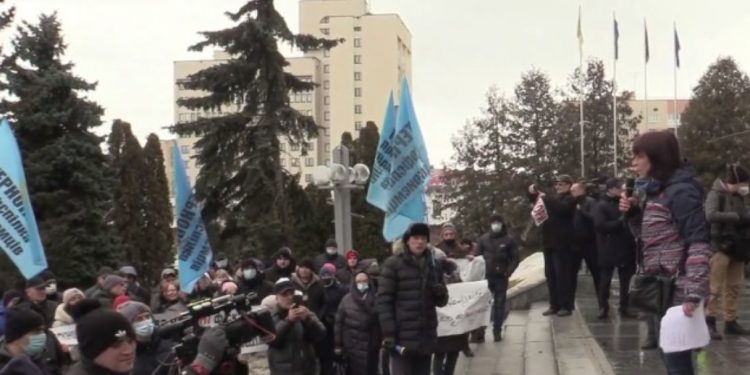 пікетують підприємці