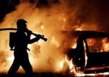 У містечку на Тернопільщині горів автомобіль