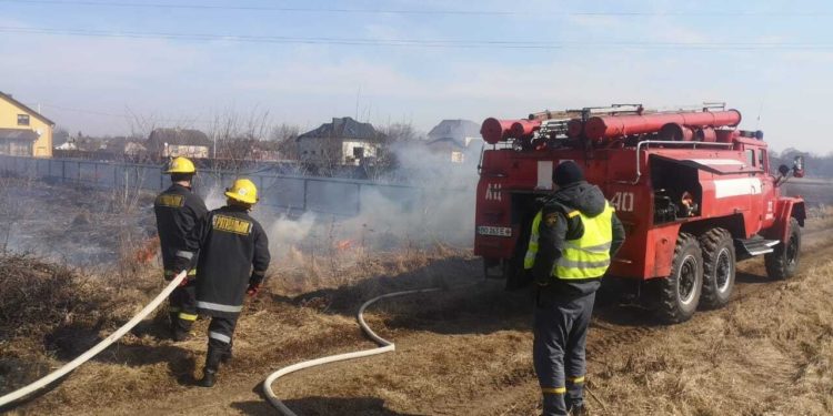 За минулу добу на Тернопільщині рятувальники ліквідували 24 випадки паління сухої трави