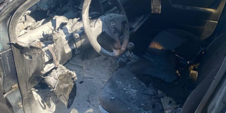 На Тернопільщині горів легковий автомобіль