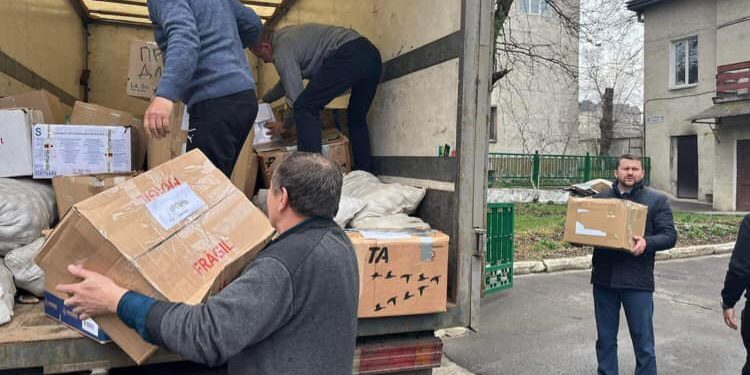 Тернопільська єпархія ПЦУ передала черговий гуманітарний вантаж на Київщину