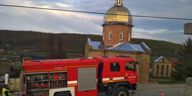 У одному з сіл Тернопільщини горіла церква