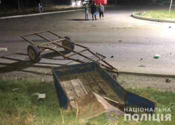 На Тернопільщині зіткнулися мотоцикл і мотоблок: багато травмованих