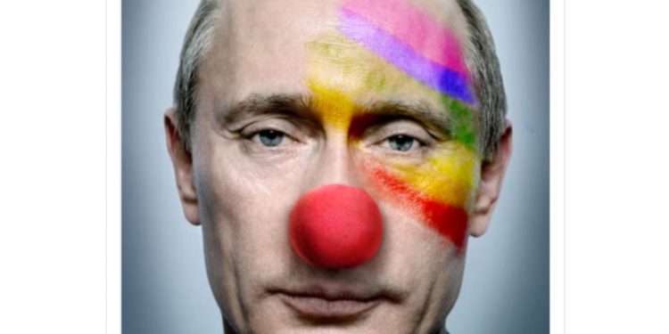 За путіна-гея в швейцарському журналі рф погрожує судом