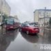 У центрі Тернополя зіткнулись два автомобілі і автобус