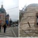 Тернополяни обуренні встановленням пластикового вікна в одному з найстаріших храмів міста