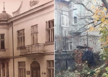 В історичному центрі Тернополя — чергове «покращення», яке зіпсувало будівлю старого міста