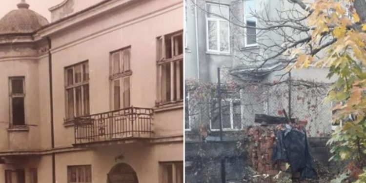 В історичному центрі Тернополя — чергове «покращення», яке зіпсувало будівлю старого міста