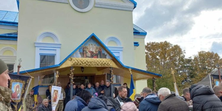 Воїна Віталія Данілова поховали у Борсуківській громаді