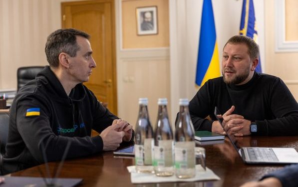 Нaчaльник Тернопільської ОВА Володимир Труш зустрівся з міністром охорони здоров’я Віктором Ляшком