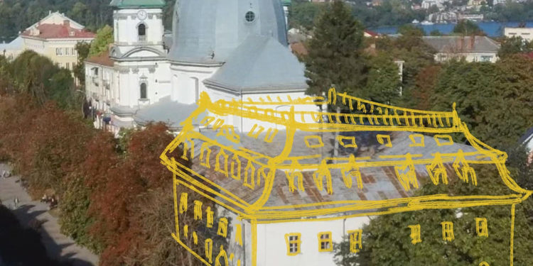 Тернополяни обурені знищенням дерев на території катедрального собору міста