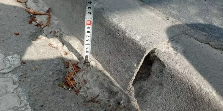 Тернополяни незадоволені небезпечним пандусом в центрі міста