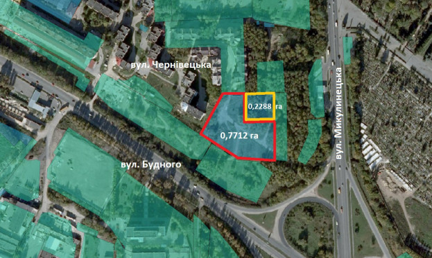 Майже гектар землі у Тернополі дивним чином може опинитися у приватній власності
