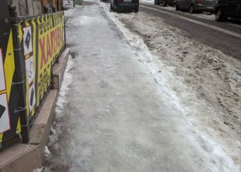 У Тернополі штрафують підприємців через сніг та лід