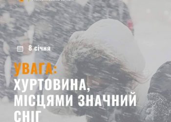 8 січня знову хуртовина і ще сильніший мороз