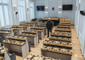 Завдяки волонтерам-активістам міський голова Тернополя може показати велику кількість FPV-дронів