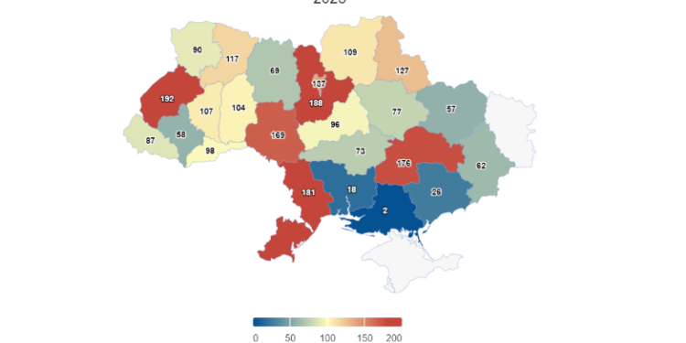 Тернопільщина у десятці найкорумпованіших областей України