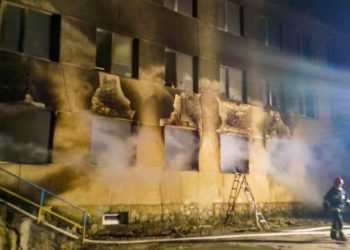 На Тернопільщині горіла школа