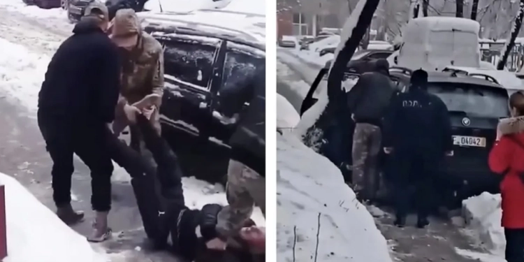 Тягнули за ноги по асфальту: у Тернополі – силова мобілізація